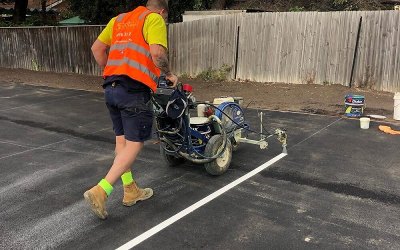 Line Marking Das Painting